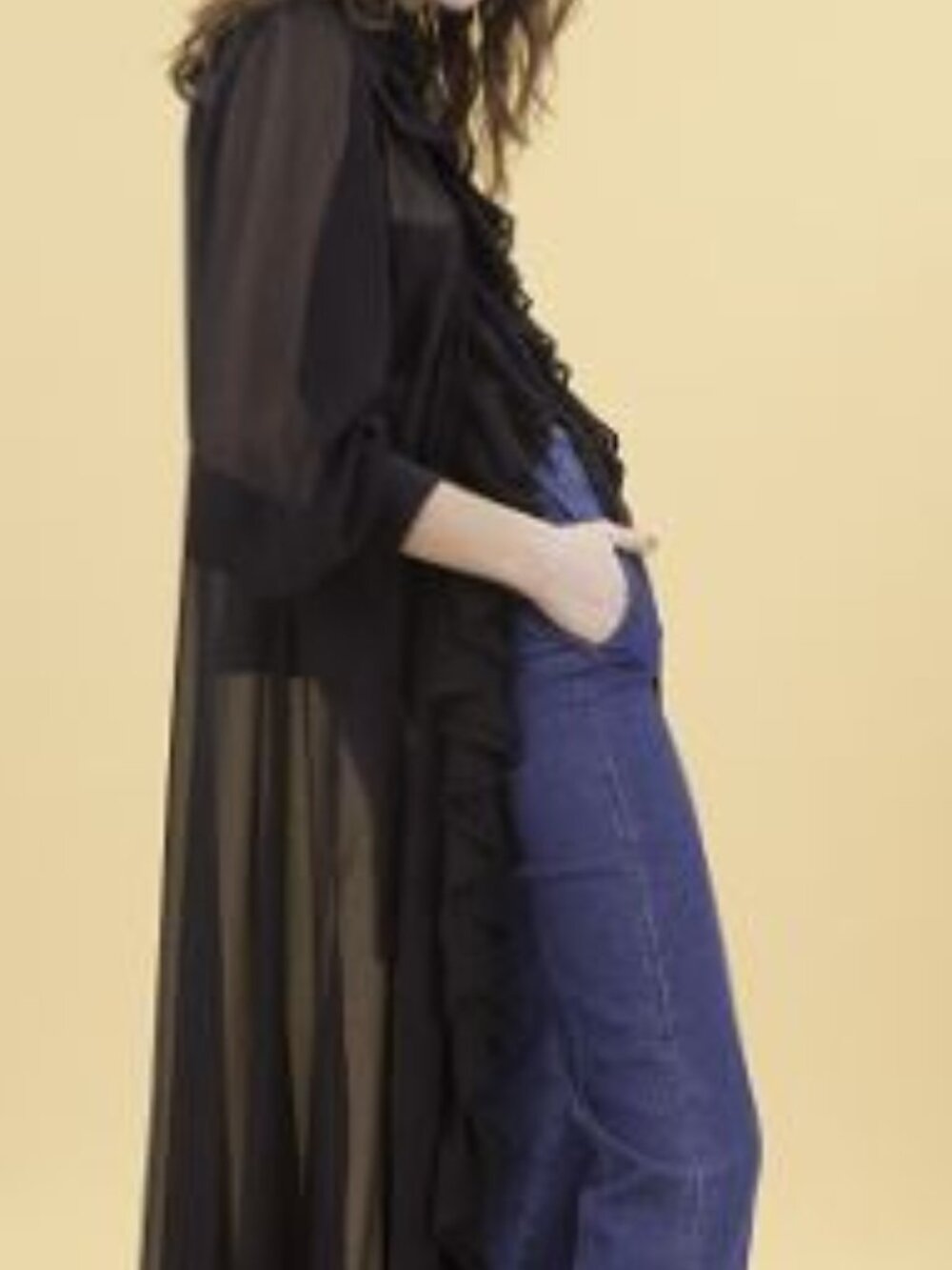 Chiffon Long Duster - Picture 6 of 7